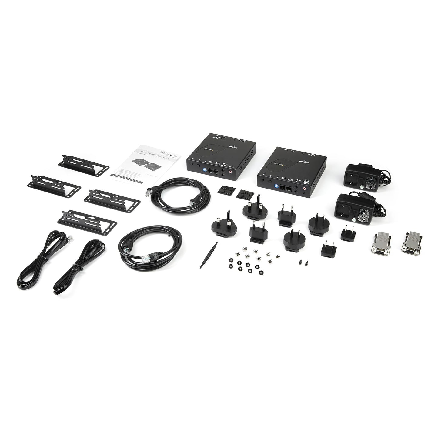 StarTech.com ST12MHDLAN4K AV extender AV transmitter & receiver Black