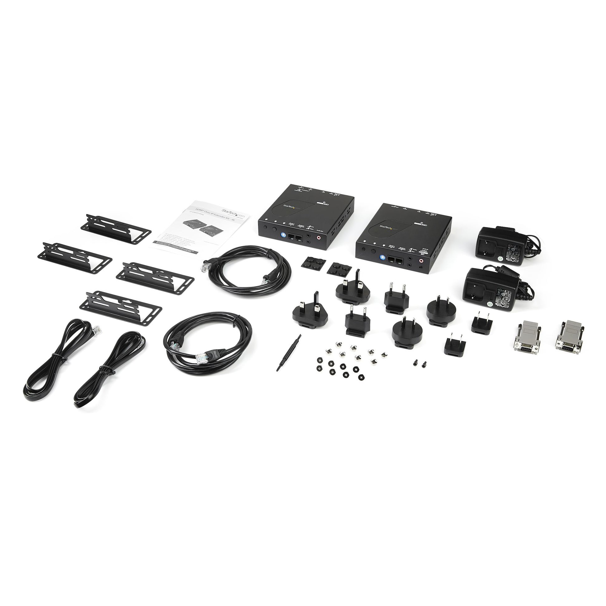 StarTech.com ST12MHDLAN4K AV extender AV transmitter & receiver Black