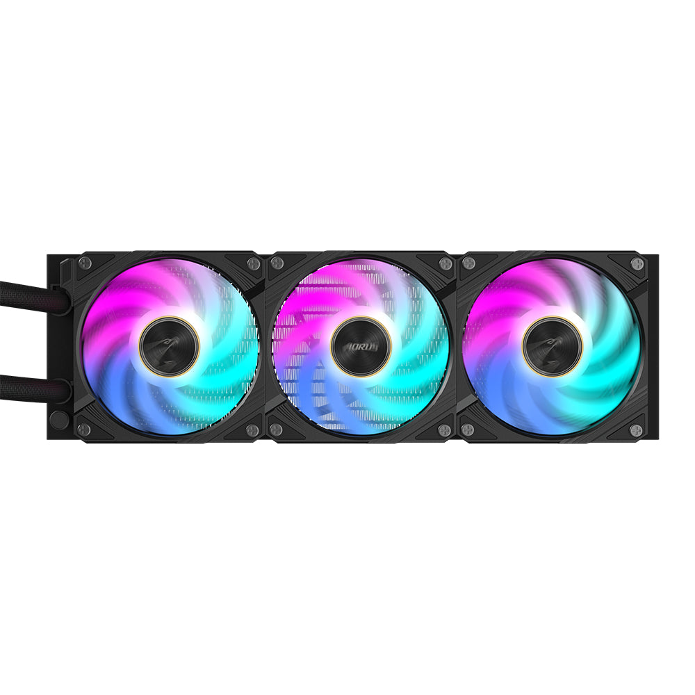 GIGABYTE AORUS WATERFORCE X II 360 Processor All-in-one liquid cooler 4.72" (12 cm) Black