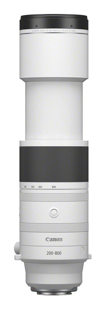 Canon RF200-800mm F6.3-9 IS USM MILC Telephoto zoom lens Black, White