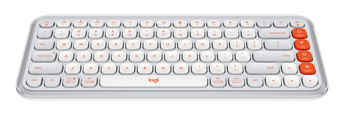 Logitech 920-012935 keyboard Universal Bluetooth QWERTY English White