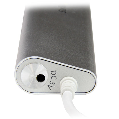 StarTech.com ST73007UA interface hub USB 3.2 Gen 1 (3.1 Gen 1) Type-A 5000 Mbit/s Silver, White