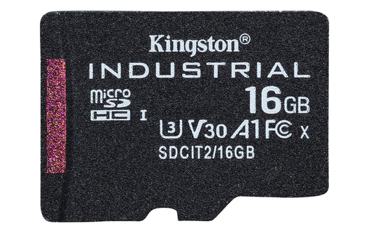 Kingston Technology Industrial 16 GB MicroSDHC UHS-I Class 10