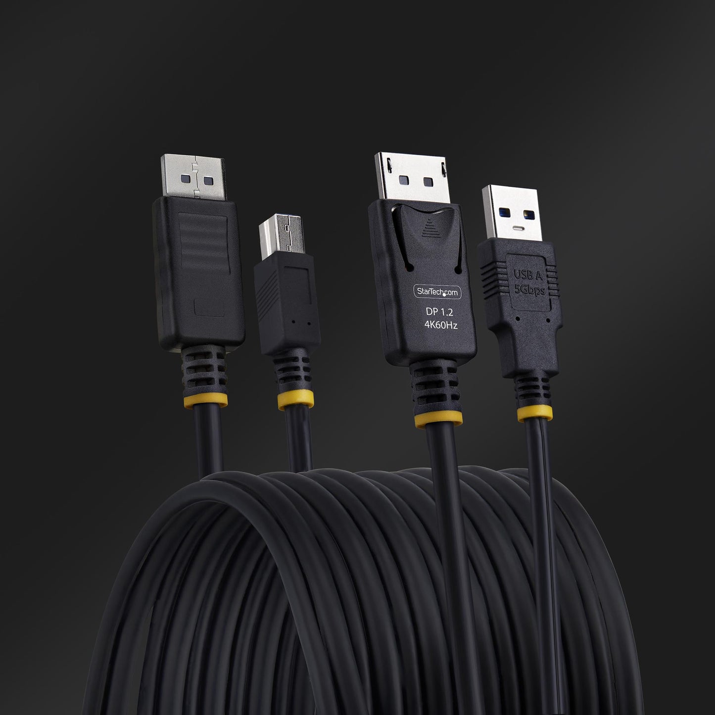 StarTech.com DU12210-KVM-CABLE KVM cable Black 122" (3.1 m)