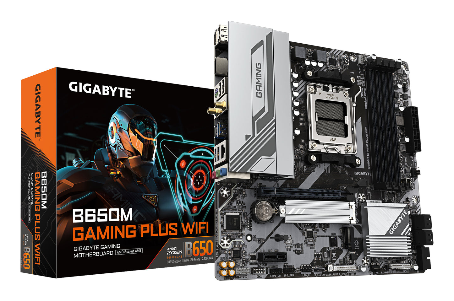 GIGABYTE B650M GAMING PLUS WIFI motherboard AMD B650 Socket AM5 micro ATX