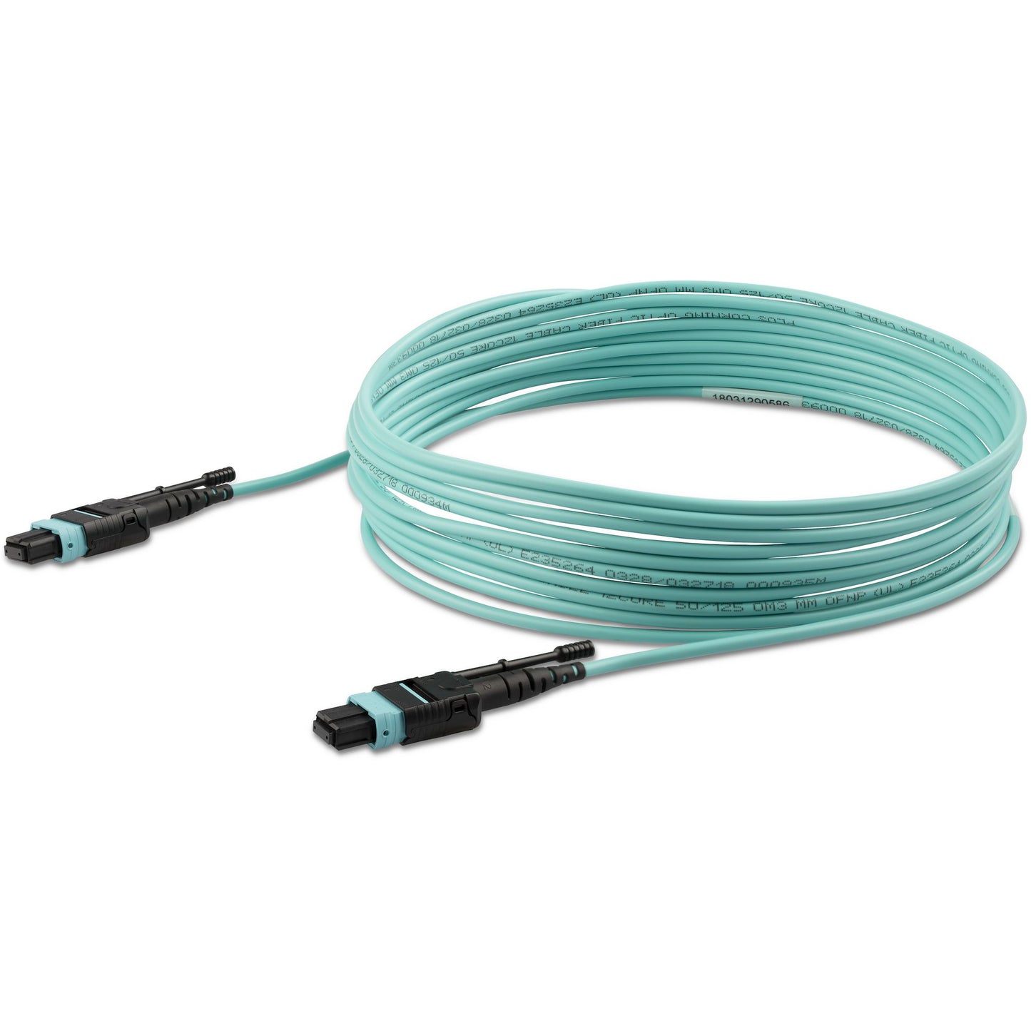 StarTech.com MPO12PL5M InfiniBand/fibre optic cable 196.9" (5 m) MPO/MTP Aqua color