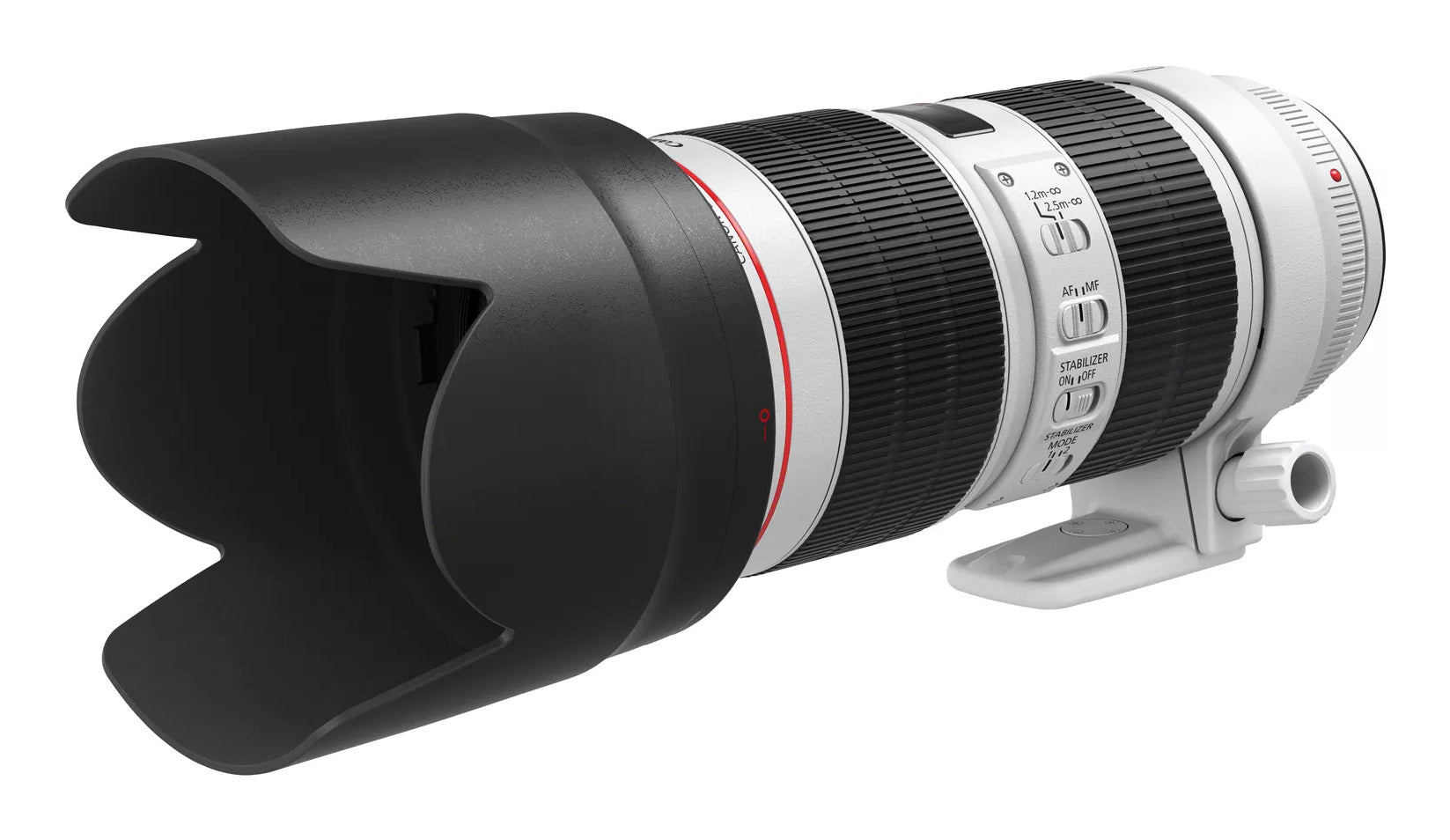 Canon EF 70-200mm f/2.8L IS III USM SLR Telephoto zoom lens Black, White