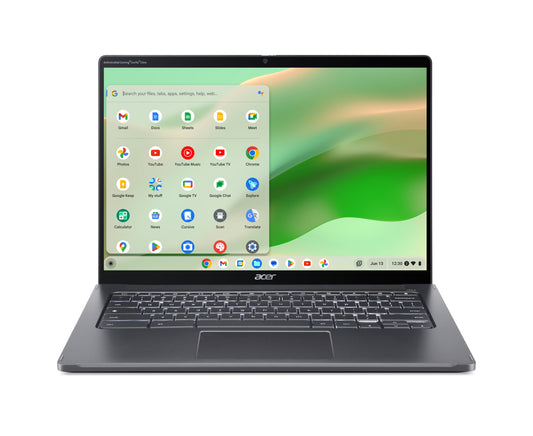 Acer Chromebook CP714-2W-56B2 Intel® Core™ i5 i5-1335U 14" Touchscreen WUXGA 8 GB LPDDR4x-SDRAM 256 GB SSD Wi-Fi 6E (802.11ax) ChromeOS Gray
