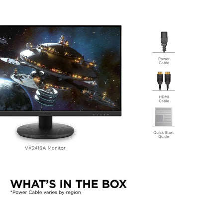 Viewsonic VX Series VX2416A computer monitor 24" 1920 x 1080 pixels Full HD Black