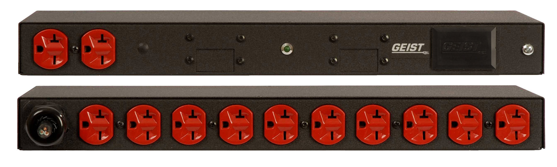 Vertiv VHVRN122-102D20TL6 power distribution unit (PDU) 12 AC outlet(s) 0U Black