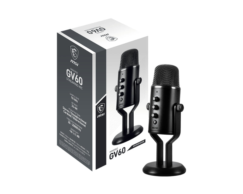 MSI GV60 Black PC microphone
