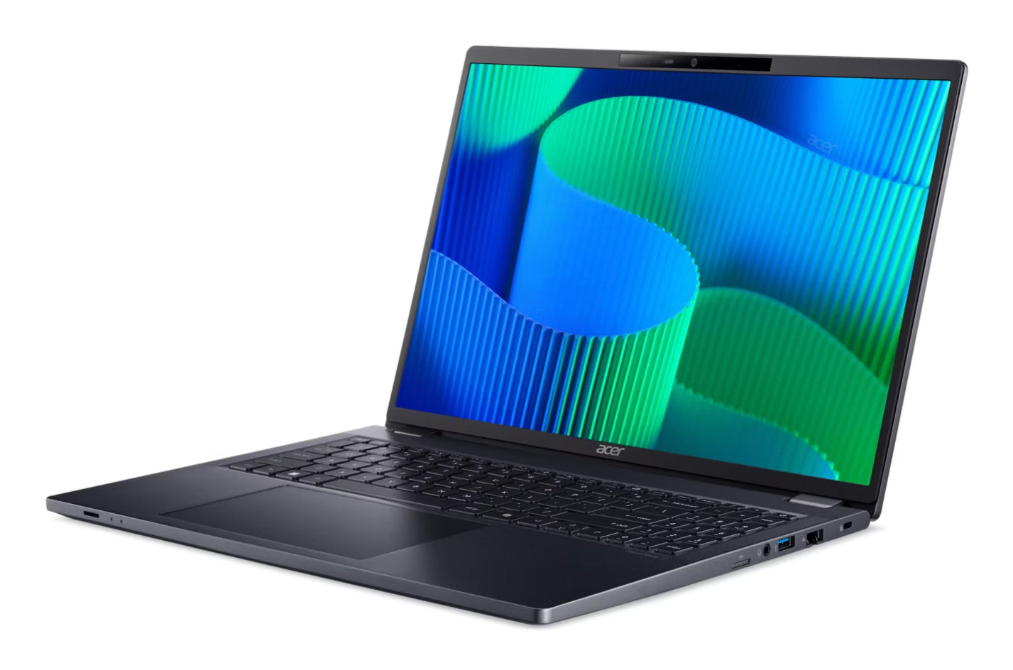 Acer TravelMate P4 TMP416-53-795G Copilot+ PC Intel Core Ultra 7 155U Laptop 16" WUXGA 16 GB DDR5-SDRAM 1 TB SSD Wi-Fi 6 (802.11ax) Windows 11 Pro Blue