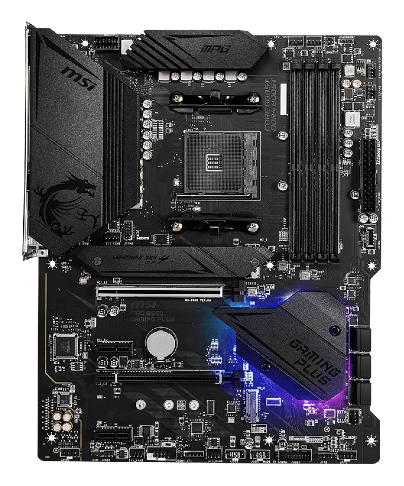 MSI MPG B550 Gaming Plus AMD B550 Socket AM4 ATX