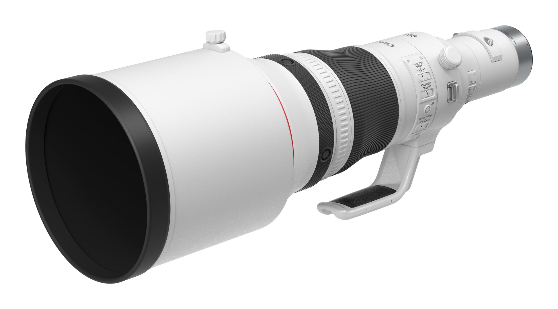 Canon RF800mm F5.6 L IS USM MILC Super telephoto lens Black, White