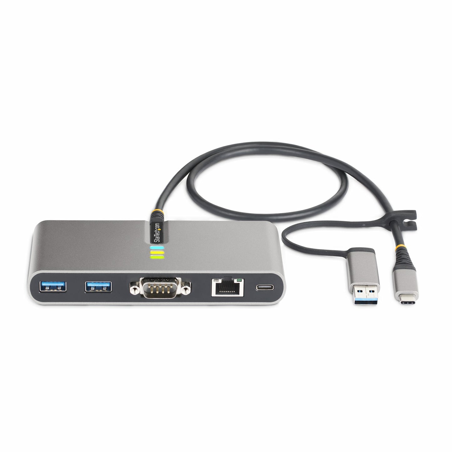 StarTech.com 5G2A1SGBB-USB-C-HUB laptop dock/port replicator Wired USB 3.2 Gen 1 (3.1 Gen 1) Type-C Gray