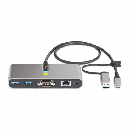 StarTech.com 5G2A1SGBB-USB-C-HUB laptop dock/port replicator Wired USB 3.2 Gen 1 (3.1 Gen 1) Type-C Gray