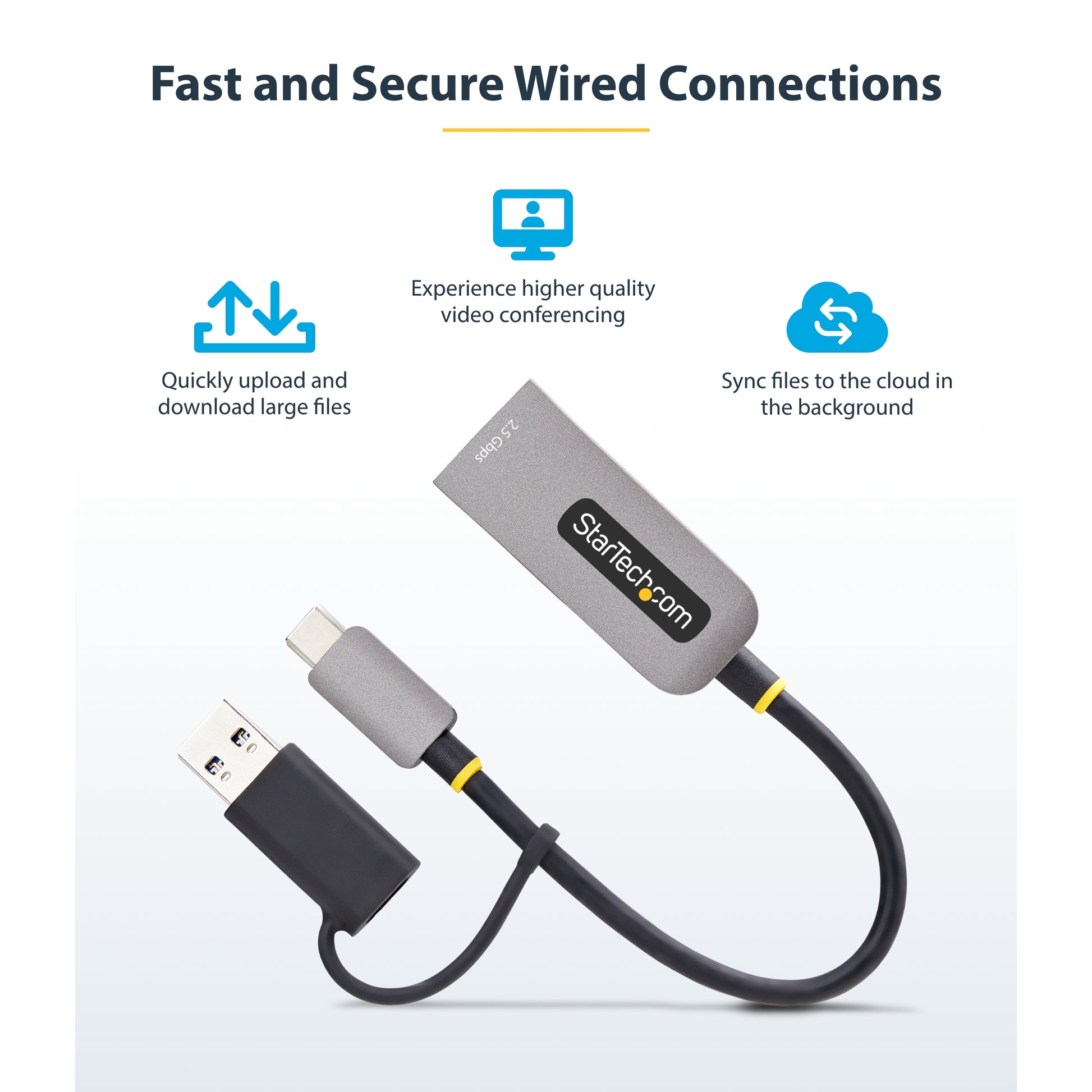 StarTech.com U2GA-USB-C-ETHERNET network card 5000 Mbit/s