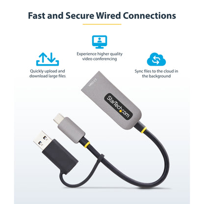 StarTech.com U2GA-USB-C-ETHERNET network card 5000 Mbit/s