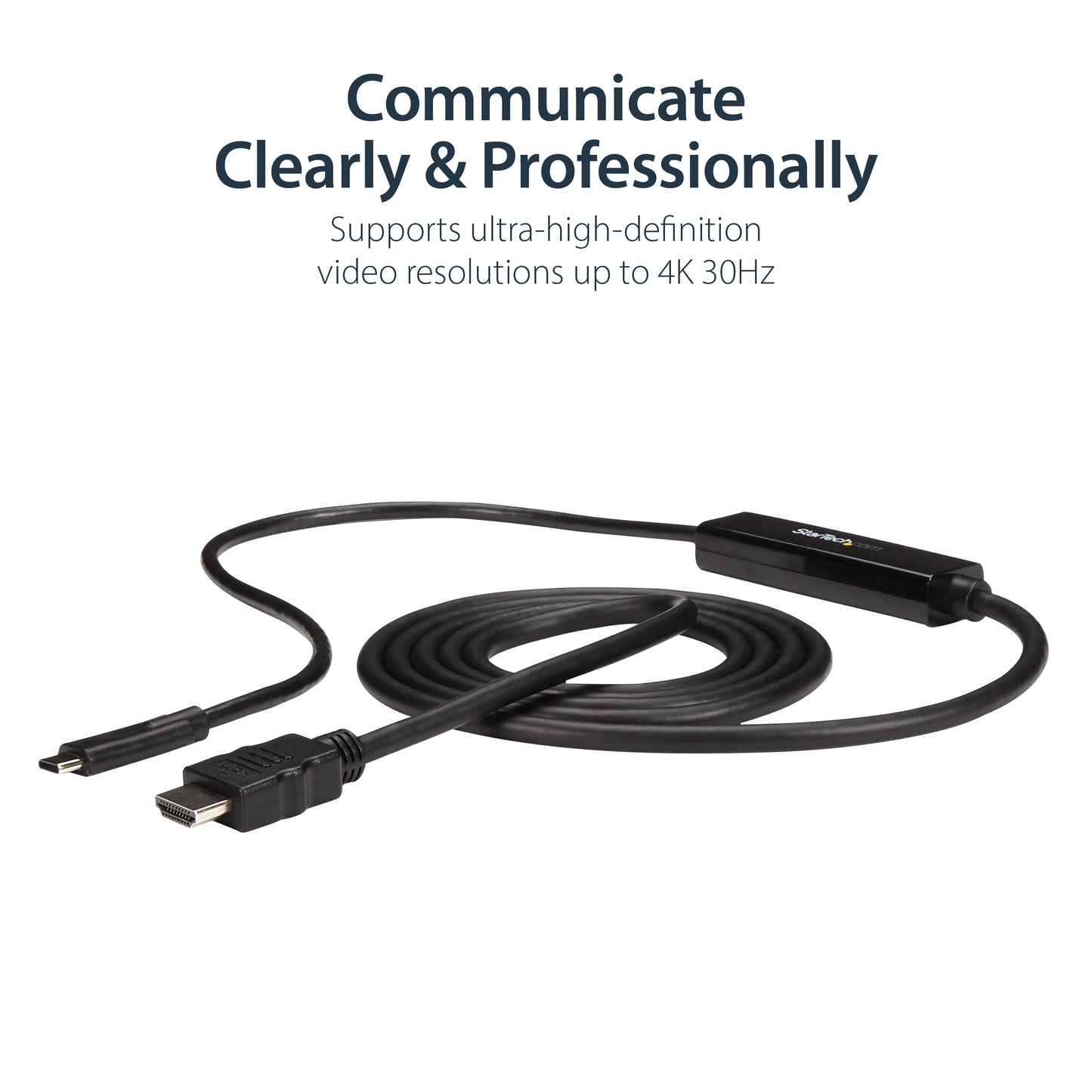 StarTech.com CDP2HDMM1MB video cable adapter 39.4" (1 m) USB Type-C HDMI Black