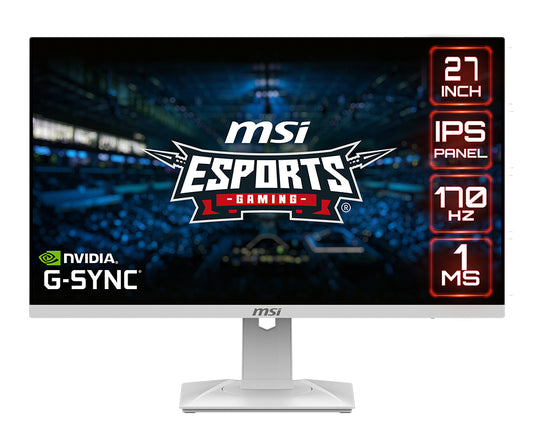 MSI Optix G274RW computer monitor 27" 1920 x 1080 pixels Full HD White