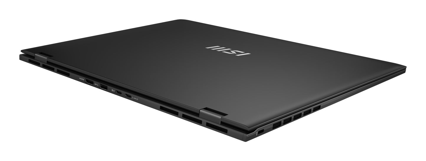 MSI Prestige 16 AI EVO B1MG-049US laptop Intel Core Ultra 7 155H 16" Quad HD+ 32 GB LPDDR5-SDRAM 1 TB SSD Wi-Fi 7 (802.11be) Windows 11 Pro Gray