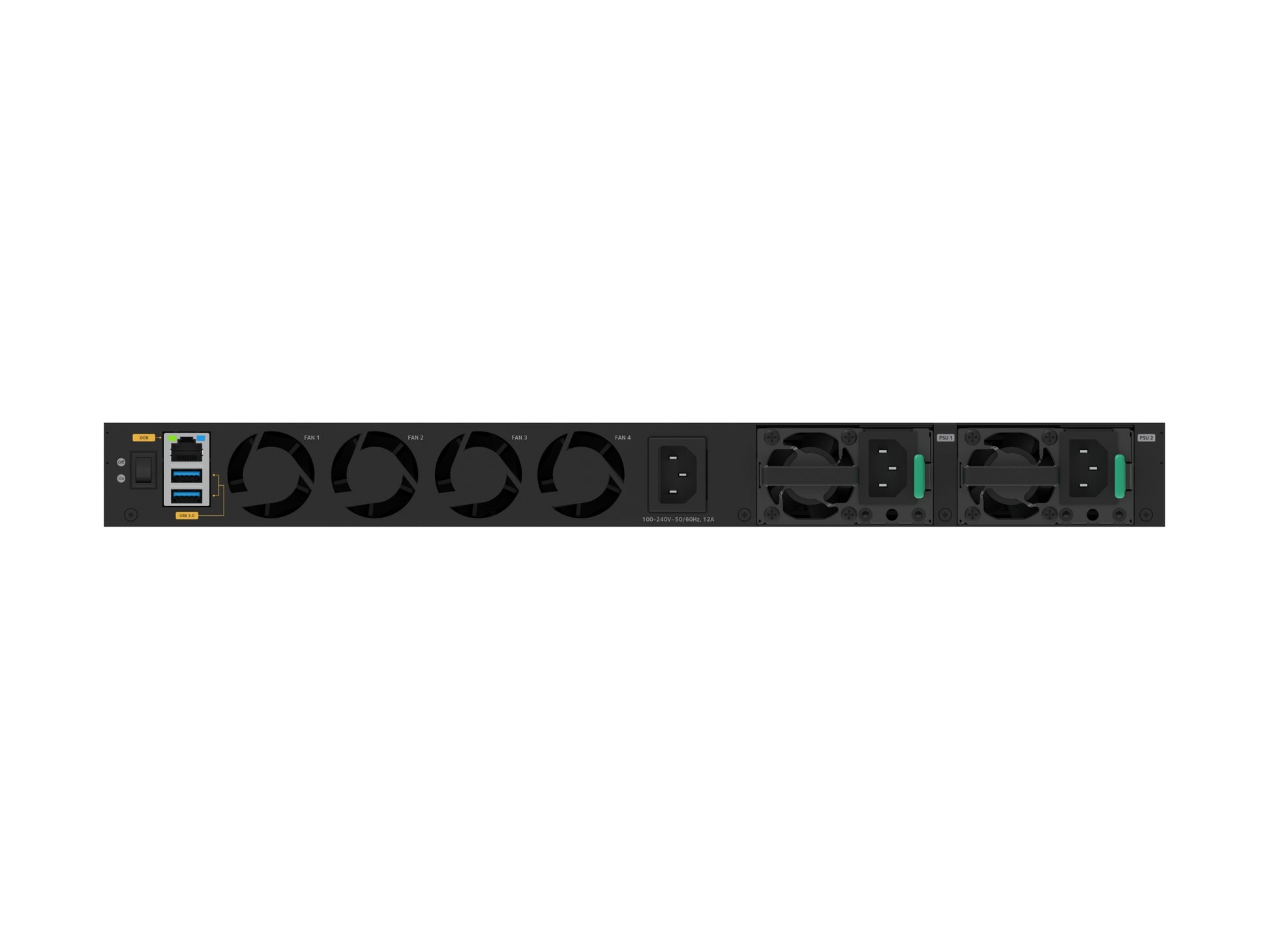NETGEAR M4350-44M4X4V Managed L3 2.5G Ethernet (100/1000/2500) Power over Ethernet (PoE) 1U Black
