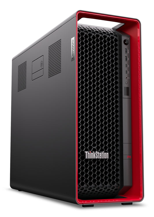 Lenovo ThinkStation P8 AMD Ryzen Threadripper PRO 7965WX 32 GB DDR5-SDRAM 1 TB SSD Windows 11 Pro Tower Workstation Black