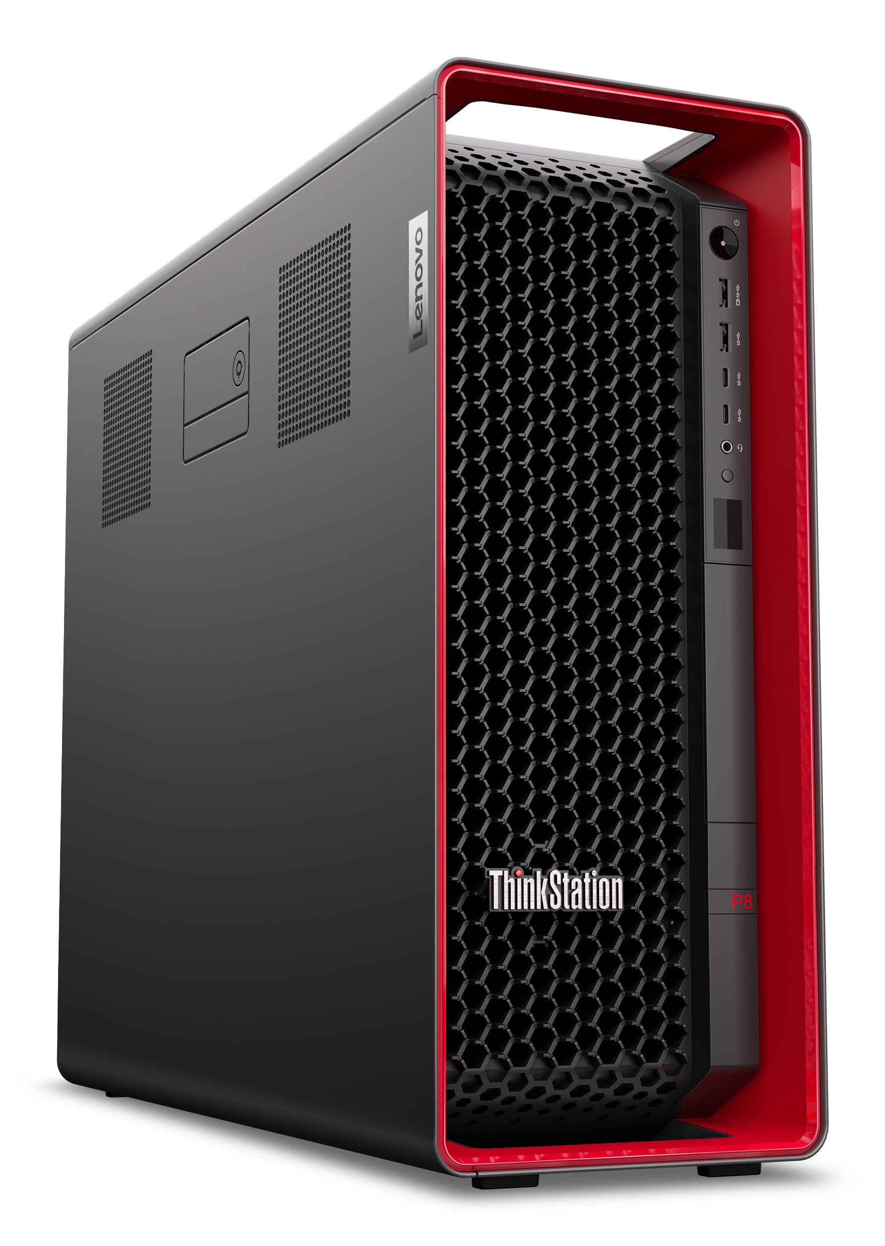 Lenovo ThinkStation P8 AMD Ryzen Threadripper PRO 7945WX 32 GB DDR5-SDRAM 1 TB SSD NVIDIA T1000 Windows 11 Pro Tower Workstation Black