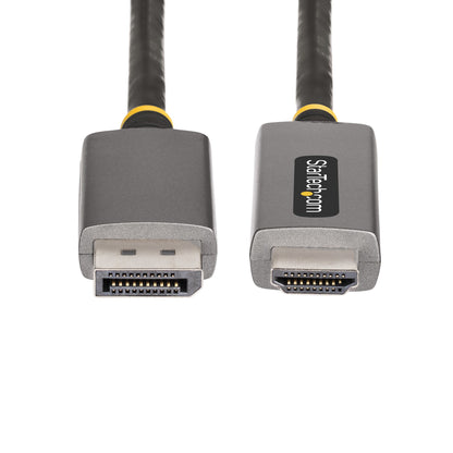 StarTech.com 133DISPLAYPORTHDMI21 video cable adapter 78.7" (2 m) DisplayPort HDMI Black, Silver