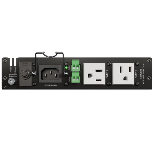 Middle Atlantic Products PDX-615C-SP power distribution unit (PDU) 6 AC outlet(s) 0U Black, White