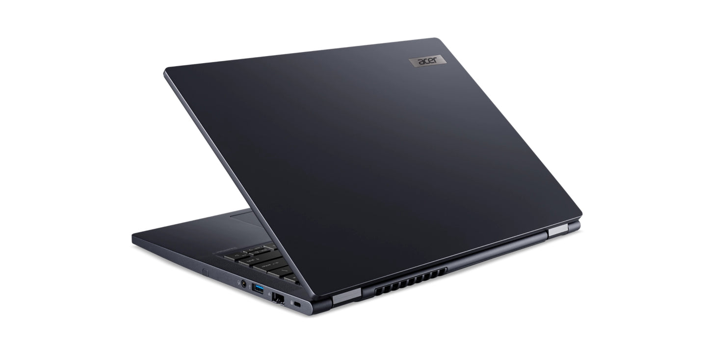 Acer TravelMate P4 TMP414-53G-78YY Intel® Core™ i7 i7-1355U Laptop 14" WQXGA 32 GB DDR4-SDRAM 512 GB SSD NVIDIA GeForce RTX 2050 Wi-Fi 6 (802.11ax) Windows 11 Pro Blue