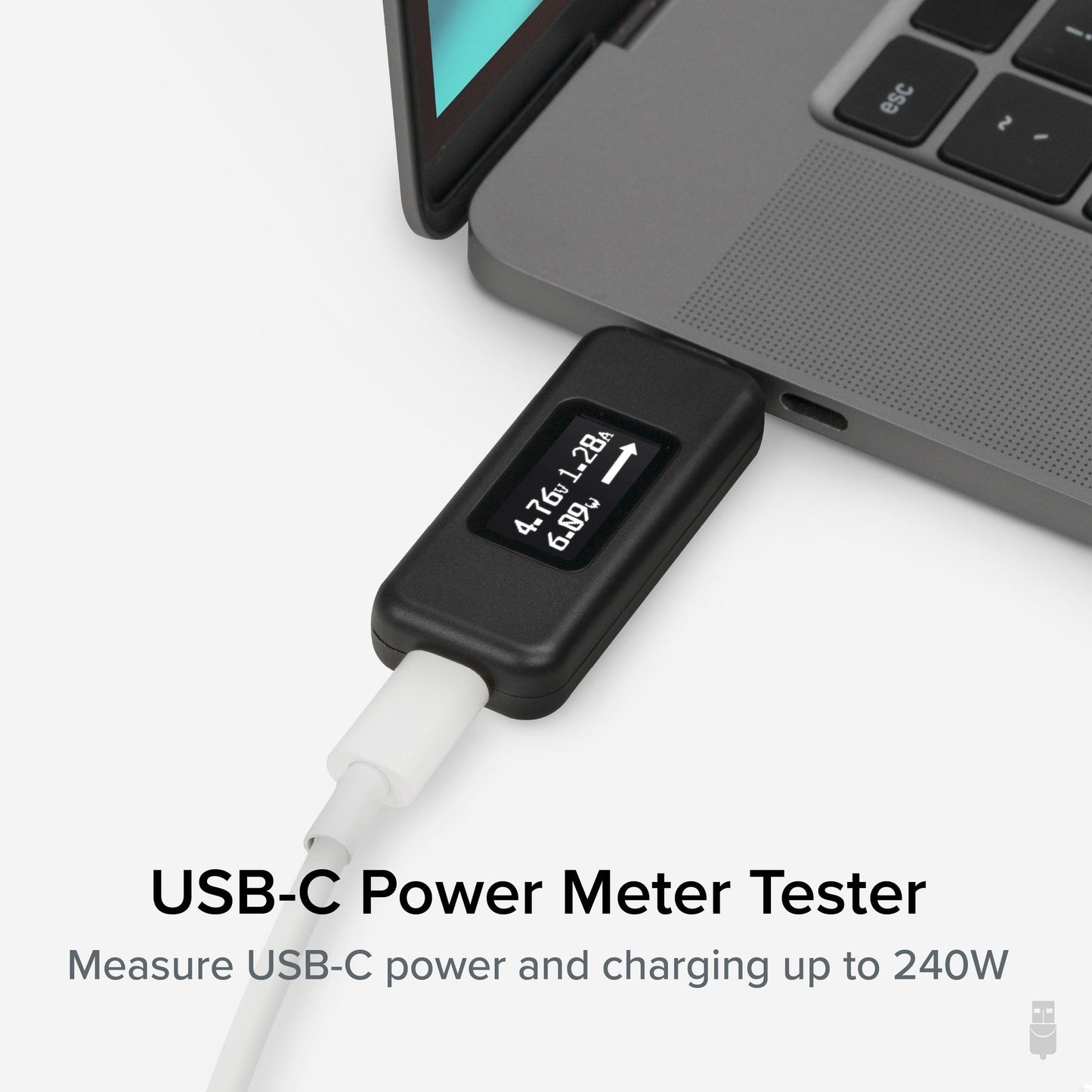 Plugable Technologies USBC-VAMETER3 power supply tester Black