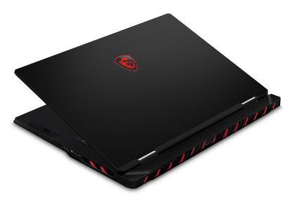 MSI Raider A18 HX A9WIG-082US AMD Ryzen™ 9 9955HX3D Laptop 18" UHD+ 32 GB DDR5-SDRAM 2 TB SSD NVIDIA GeForce RTX 5080 Wi-Fi 7 (802.11be) Windows 11 Pro Black