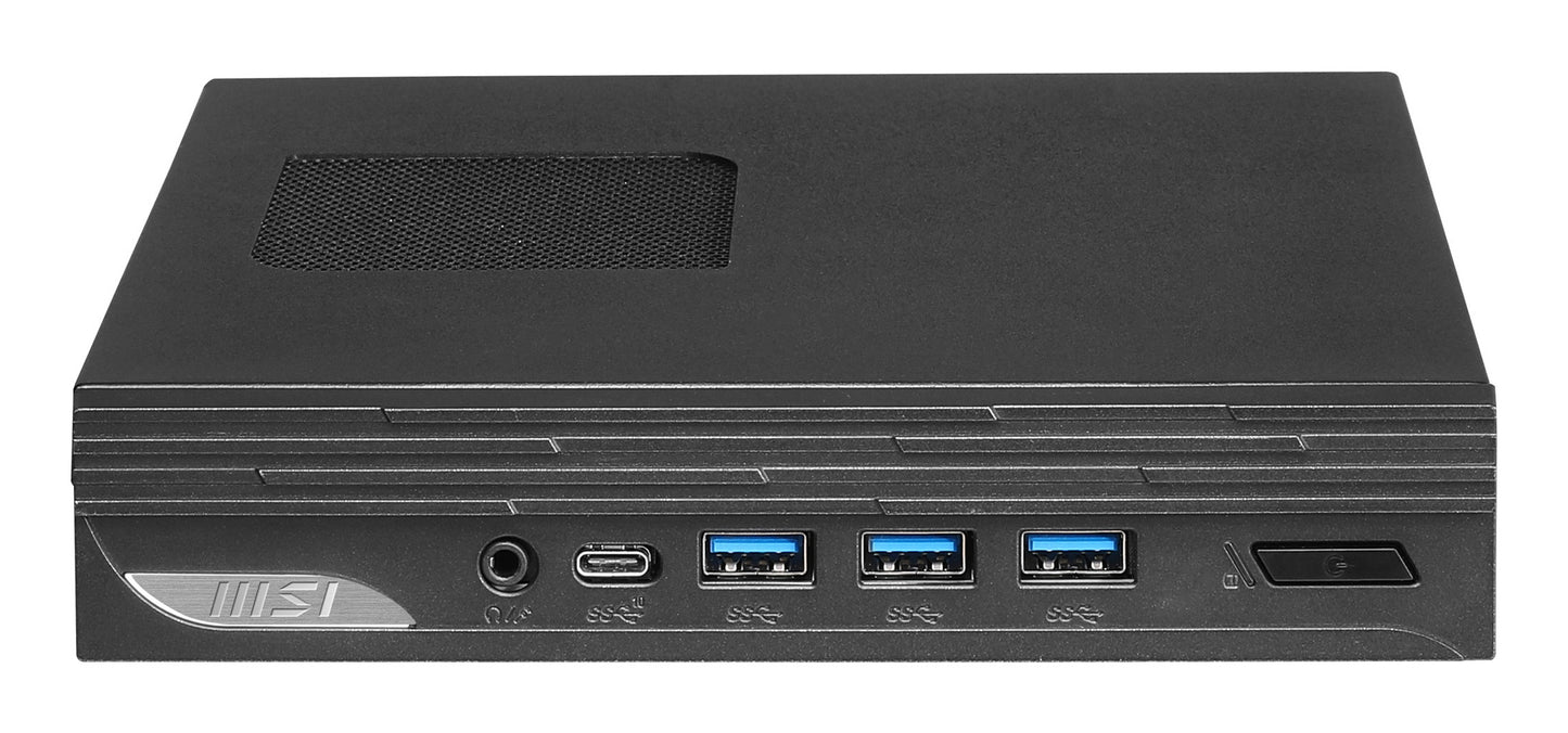 MSI Pro DP10 13M-057US Intel® Core™ i7 i7-1360P 16 GB DDR4-SDRAM 1 TB SSD Windows 11 Pro Mini PC Black