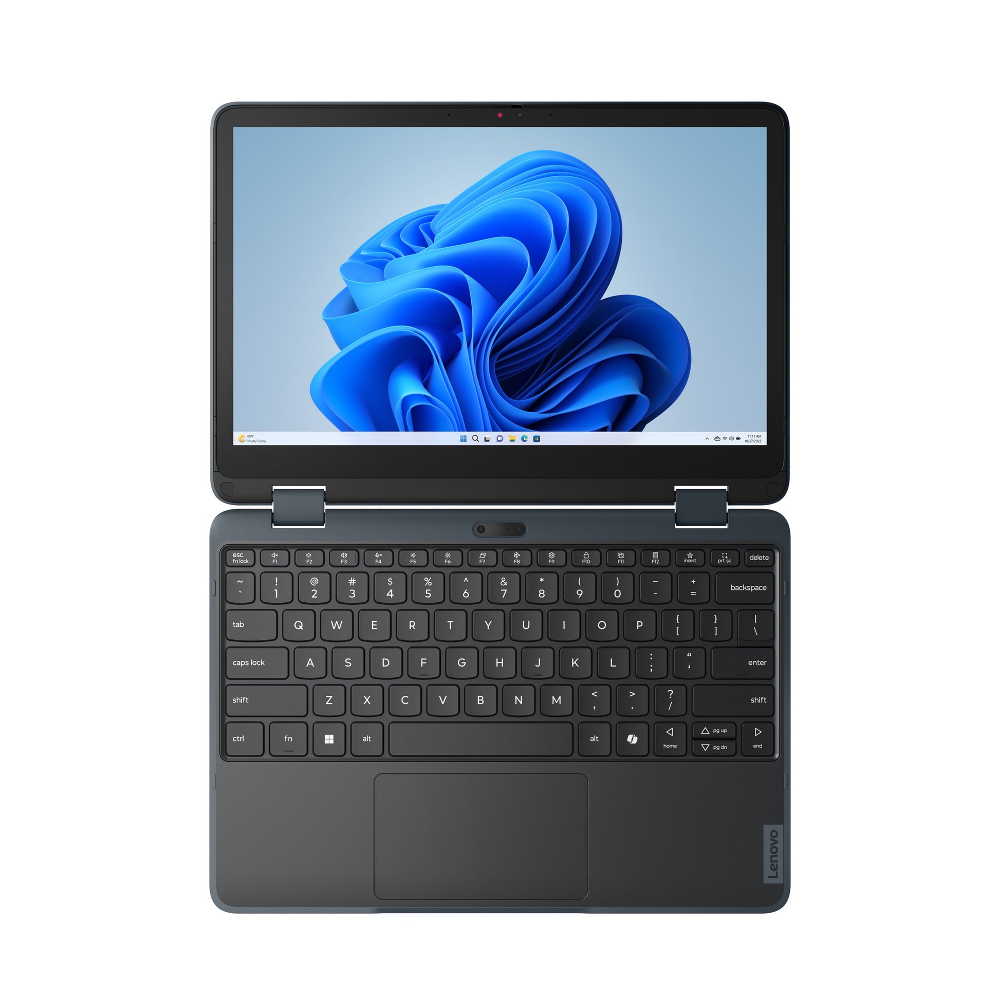 Lenovo 300w 2-in-1 Gen 5 Intel® N N150 Hybrid (2-in-1) 11.6" Touchscreen HD 8 GB LPDDR5-SDRAM 128 GB SSD Wi-Fi 6E (802.11ax) Windows 11 Pro English Gray