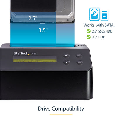 StarTech.com SDOCK1EU3P data storage device part/accessory Disk drive eraser