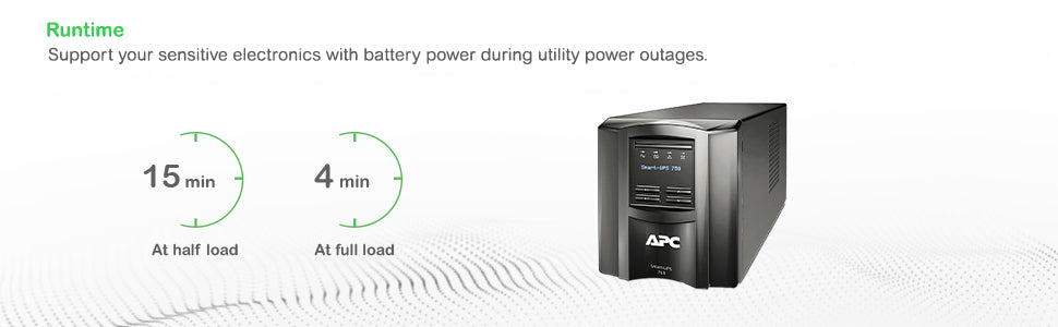 APC SMT750IC uninterruptible power supply (UPS) Line-Interactive 0.75 kVA 500 W 6 AC outlet(s)