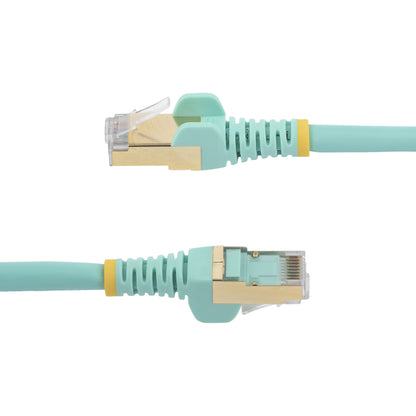 StarTech.com C6ASPAT25AQ networking cable Turquoise 299.2" (7.6 m) Cat6a