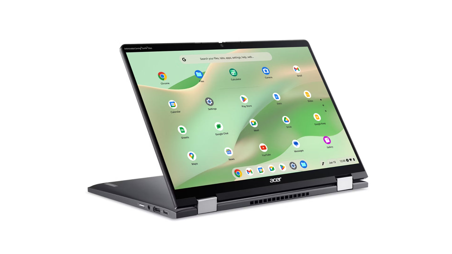 Acer Chromebook Enterprise Spin 714 CP714-2WN-7073 Intel® Core™ i7 i7-1355U 14" Touchscreen WQXGA 16 GB LPDDR4x-SDRAM 256 GB SSD Wi-Fi 6E (802.11ax) ChromeOS for Enterprise Gray