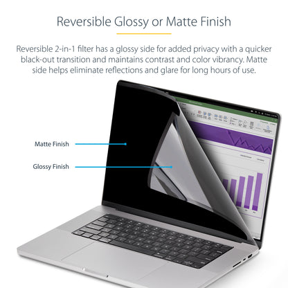 StarTech.com 13MAM-PRIVACY-SCREEN display privacy filters 13" Laptop Frameless display privacy filter