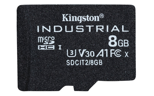 Kingston Technology Industrial 8 GB MicroSDHC UHS-I Class 10