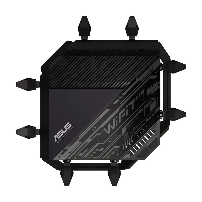 ASUS BE19000 wireless router 10 Gigabit Ethernet Tri-band (2.4 GHz / 5 GHz / 6 GHz) Black