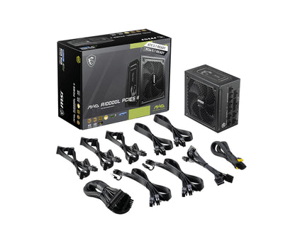 MSI MAG A1000GL PCIE5 II power supply unit 1000 W 24-pin ATX ATX Black