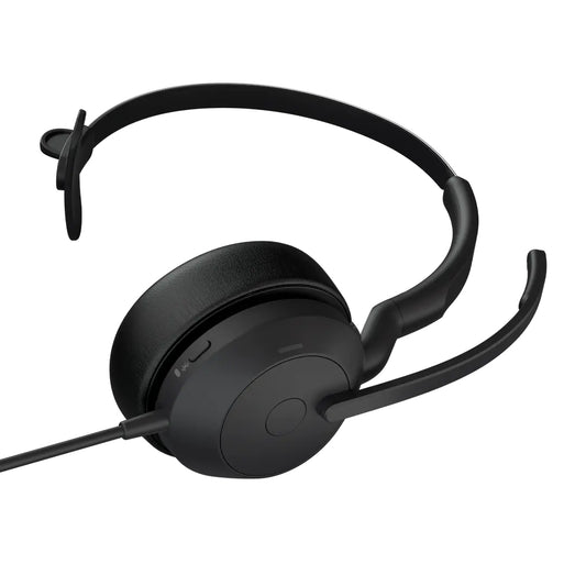 Jabra Evolve2 50 Headset Wired Head-band Office/Call center USB Type-C / USB Type-A Bluetooth Black
