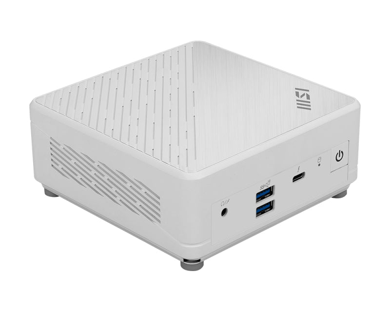 MSI Cubi 12M-286US Intel® Core™ i5 i5-1235U 16 GB DDR4-SDRAM 1 TB SSD Windows 11 Home Mini PC Workstation Black, White