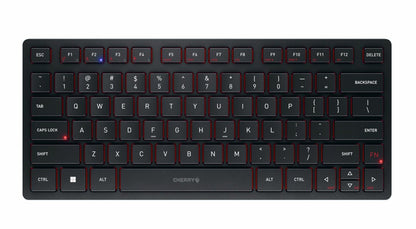 CHERRY JK-9250US-2 keyboard Universal USB + RF Wireless + Bluetooth QWERTY US English Black, Red