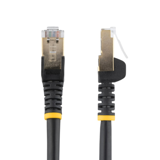 StarTech.com C6ASPAT4BK networking cable Black 47.2" (1.2 m) Cat6a