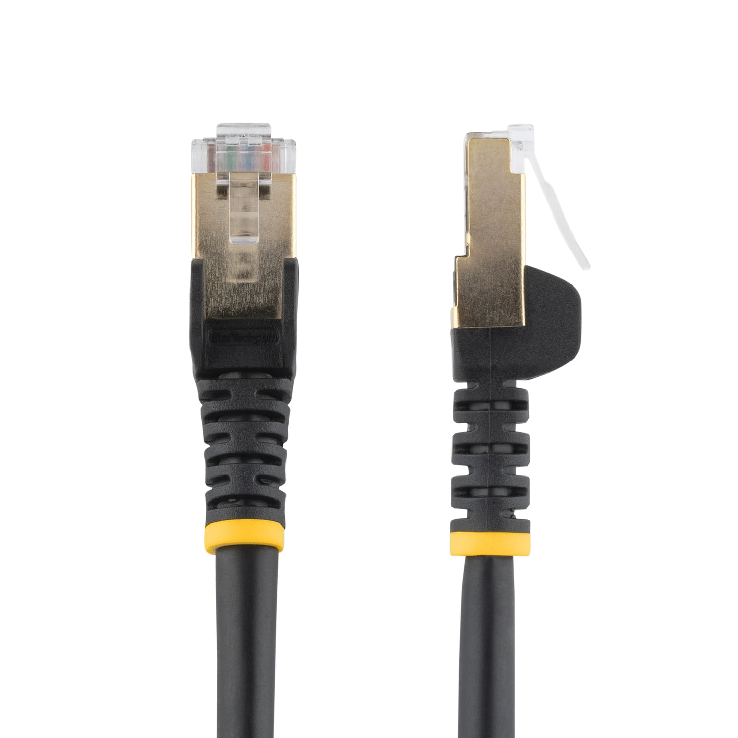 StarTech.com C6ASPAT6INBK networking cable Black 7.87" (0.2 m) Cat6a