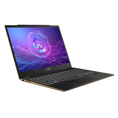 MSI Summit 13 AI+ EVO A2VMTG-012US Intel Core Ultra 7 258V Hybrid (2-in-1) 13.3" Touchscreen Full HD+ 32 GB LPDDR5x-SDRAM 1 TB SSD Wi-Fi 7 (802.11be) Windows 11 Pro Gray