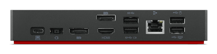 Lenovo 40AY0135US laptop dock/port replicator Wired USB 3.2 Gen 2 (3.1 Gen 2) Type-C Black
